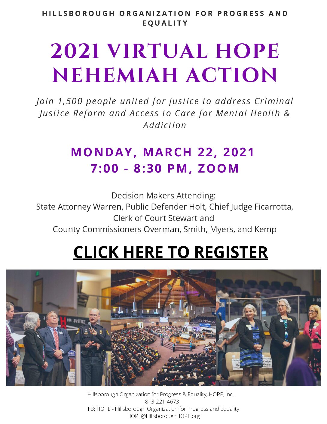 March 22 HOPE Nehemiah Action Flyer