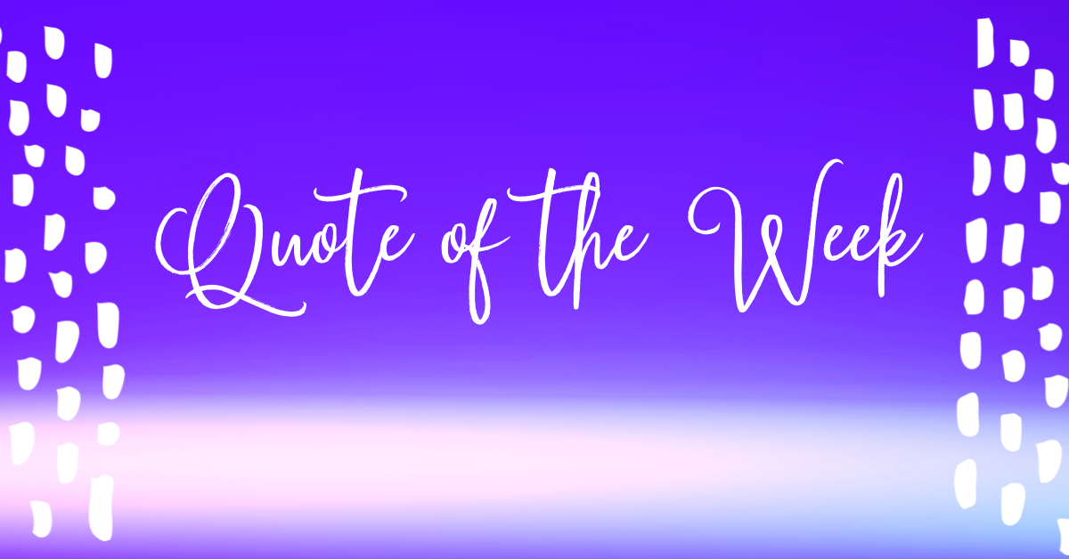 Quote of the week header
