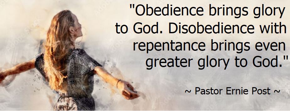 Obedience brings glory