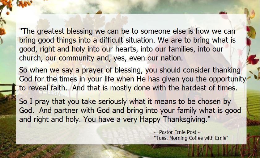 The greatest blessing